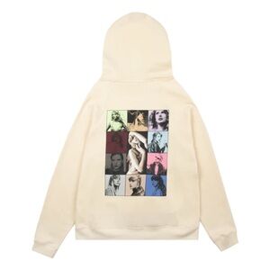 TAYLOR SWIFT • THE ERAS II TOUR BEIGE HOODIE (M)